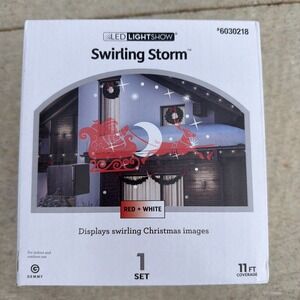 Gemmy LightShow LED Projection Christmas Swirling Storm